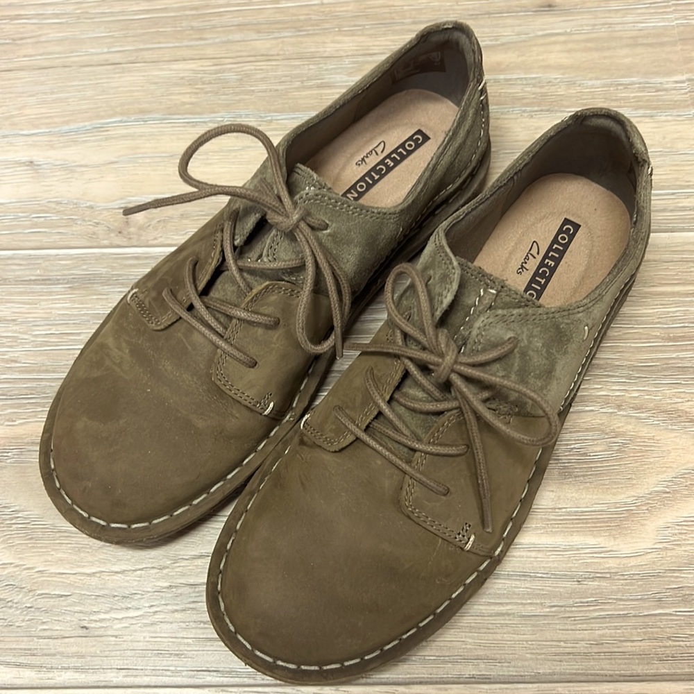 Clarks Collection women’s tamitha daisy lace up brown oxfords shoes